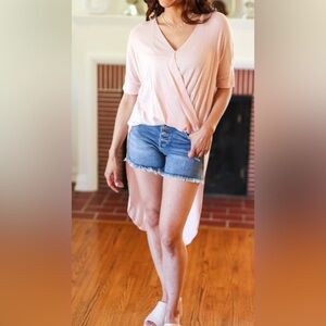 🆕 Red Lolly HIGH LOW TOP (Medium to pit 28”Length 21” front 44” back)